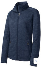 Load image into Gallery viewer, Port Authority ® Ladies Digi Stripe Fleece Jacket
